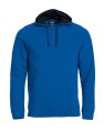 Heren Hoodie Clique Classic Kobalt